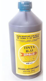 (OPALO H33) TINTA OPALO H-33 X450CC INDELEBLE - ARTICULOS DE OFICINA Y PAPELERIA - TINTAS